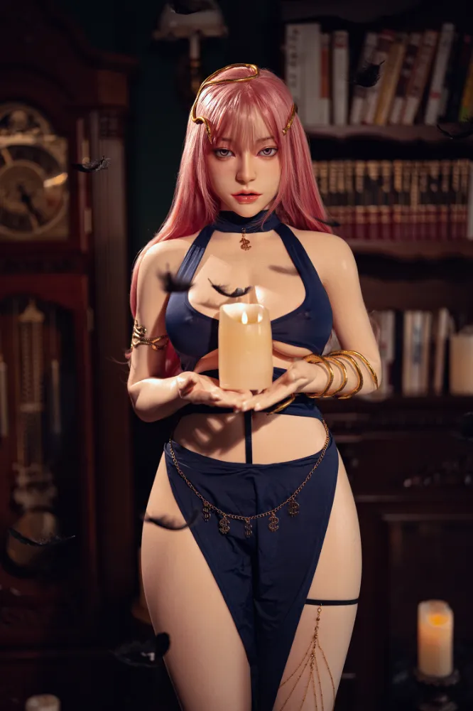 SY Doll 164cm Redhead Silicone Sex Doll with Movable Jaw M5